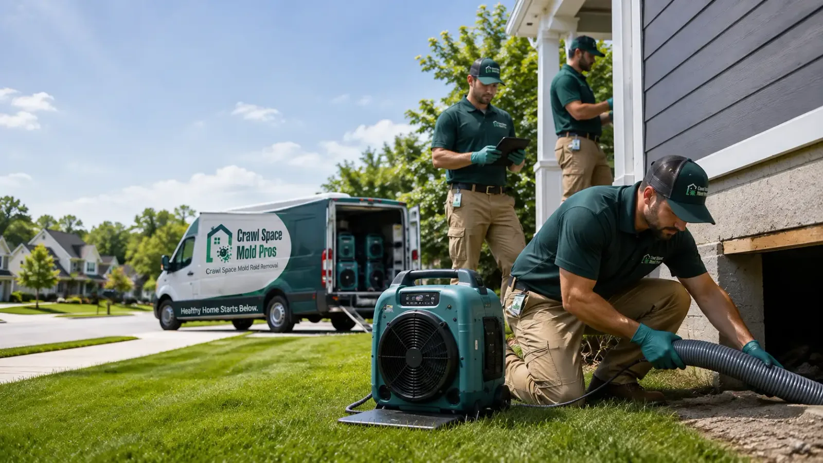 Crawl Space Mold Removal in Lowden, IA
